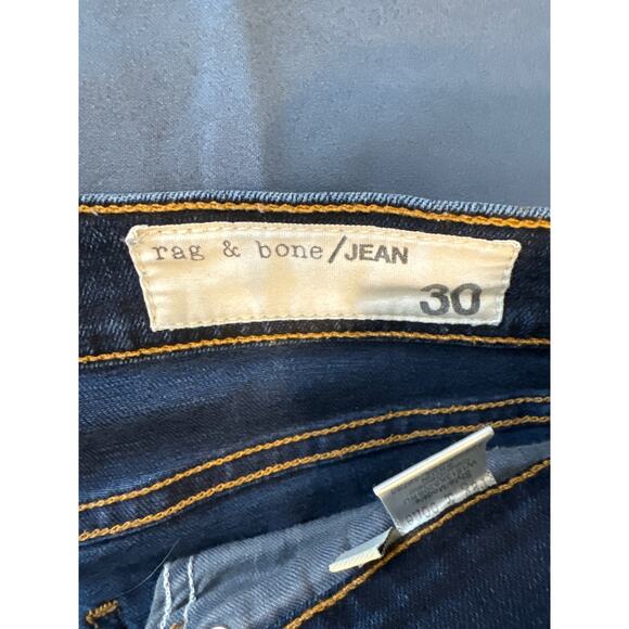 Rag & Bone Dark Blue High Rise Skinny Jeans 30 Pre-owned - Picture 5 of 12